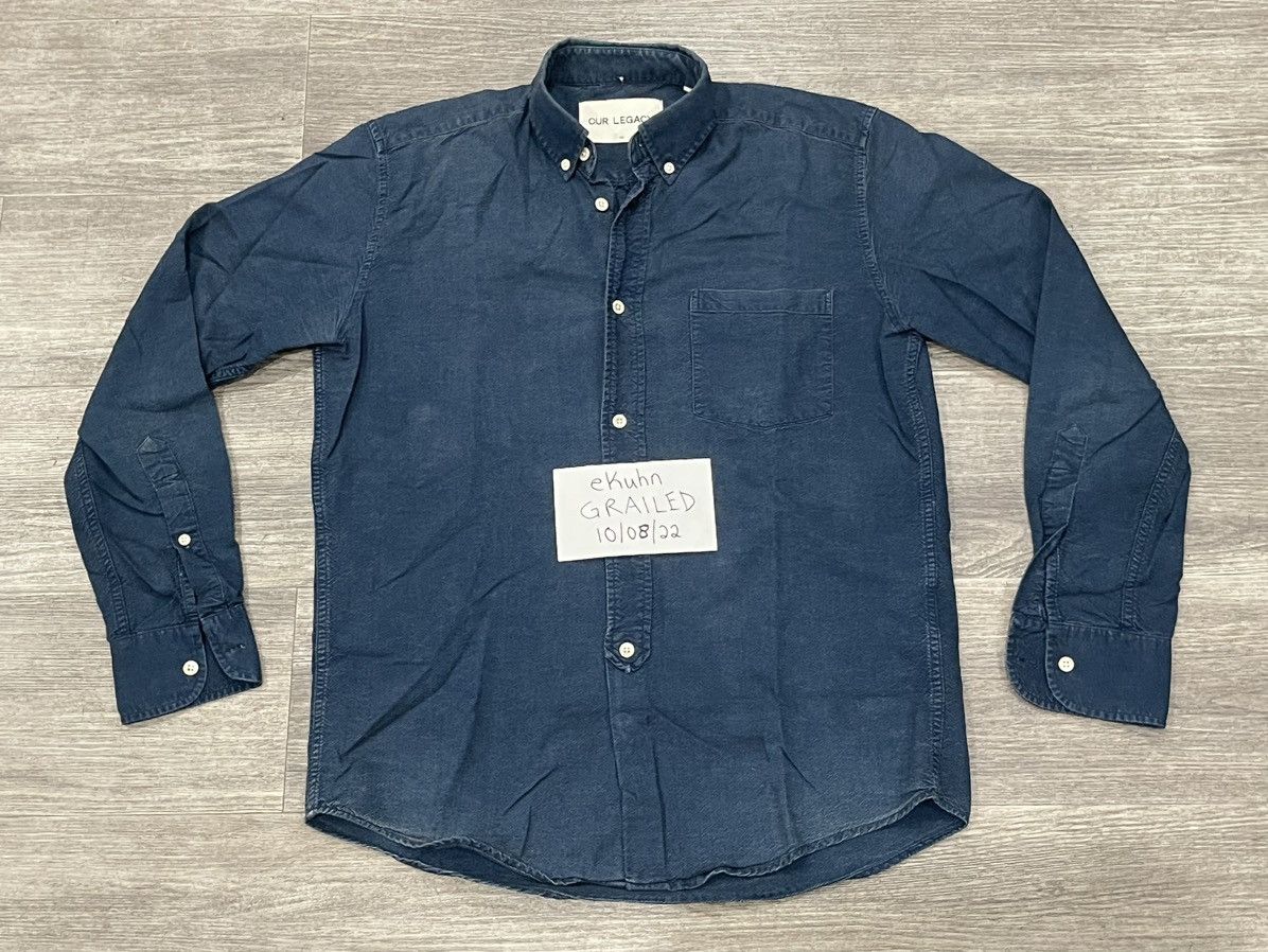 Our Legacy Our Legacy Chambray Button Up SS14 - Shirting Sz. 46 Size US S / EU 44-46 / 1 - 6 Thumbnail
