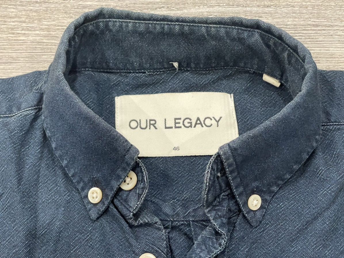Our Legacy Our Legacy Chambray Button Up SS14 - Shirting Sz. 46 Size US S / EU 44-46 / 1 - 2 Thumbnail