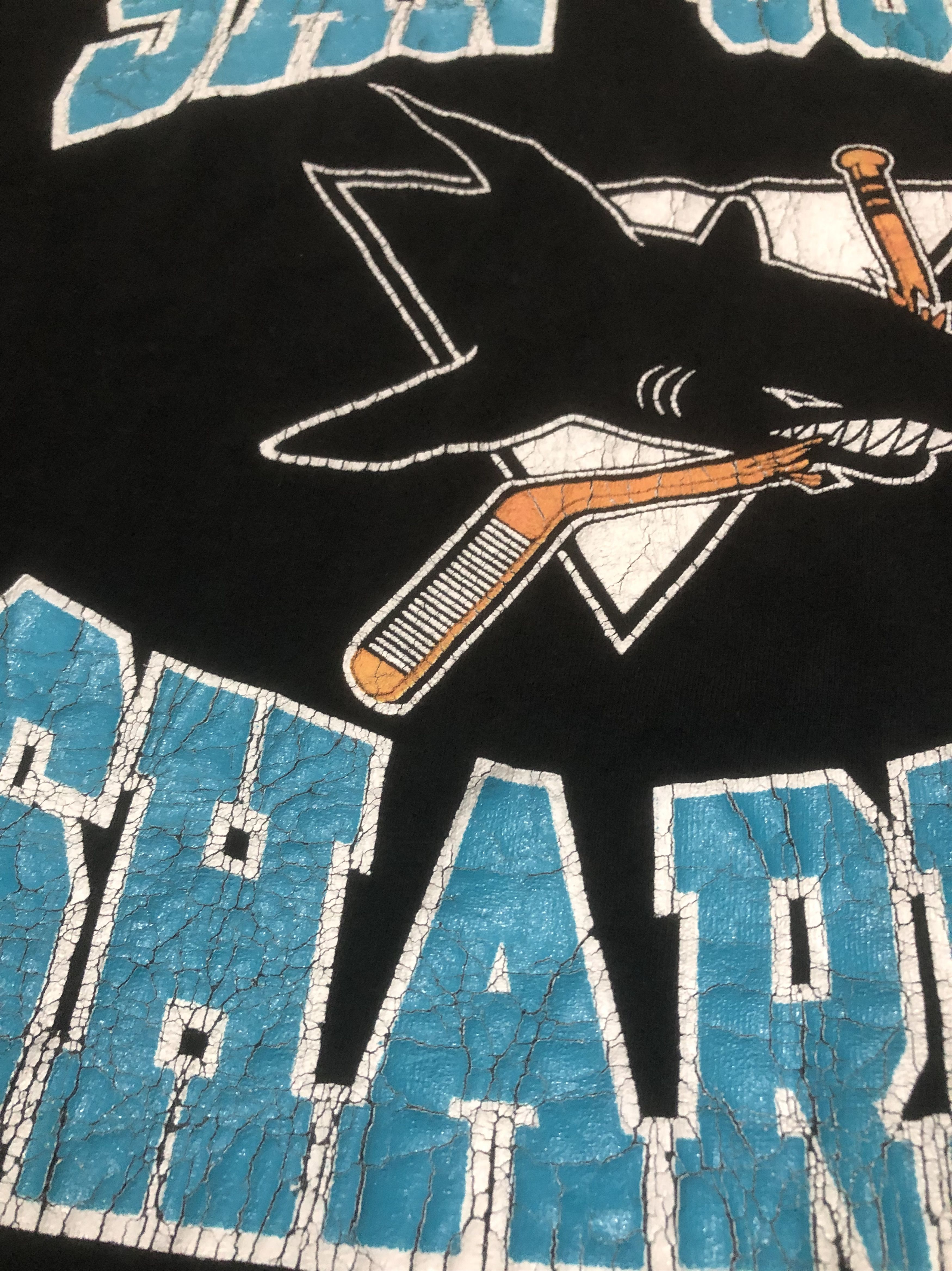 NHL × Vintage Vintage NHL Team San Jose Sharks T-shirts Size US XL / EU 56 / 4 - 4 Thumbnail