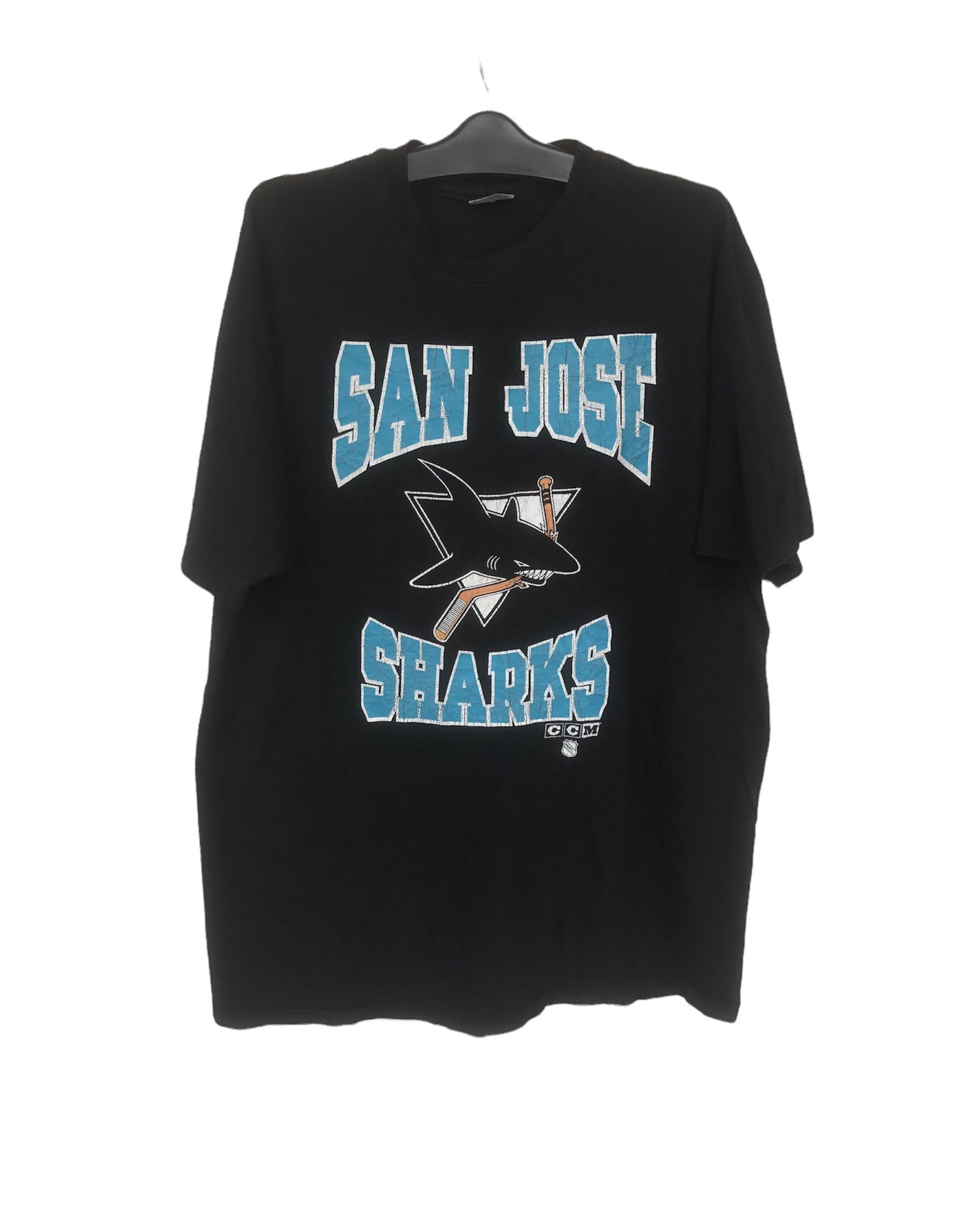 NHL × Vintage Vintage NHL Team San Jose Sharks T-shirts Size US XL / EU 56 / 4 - 1 Thumbnail