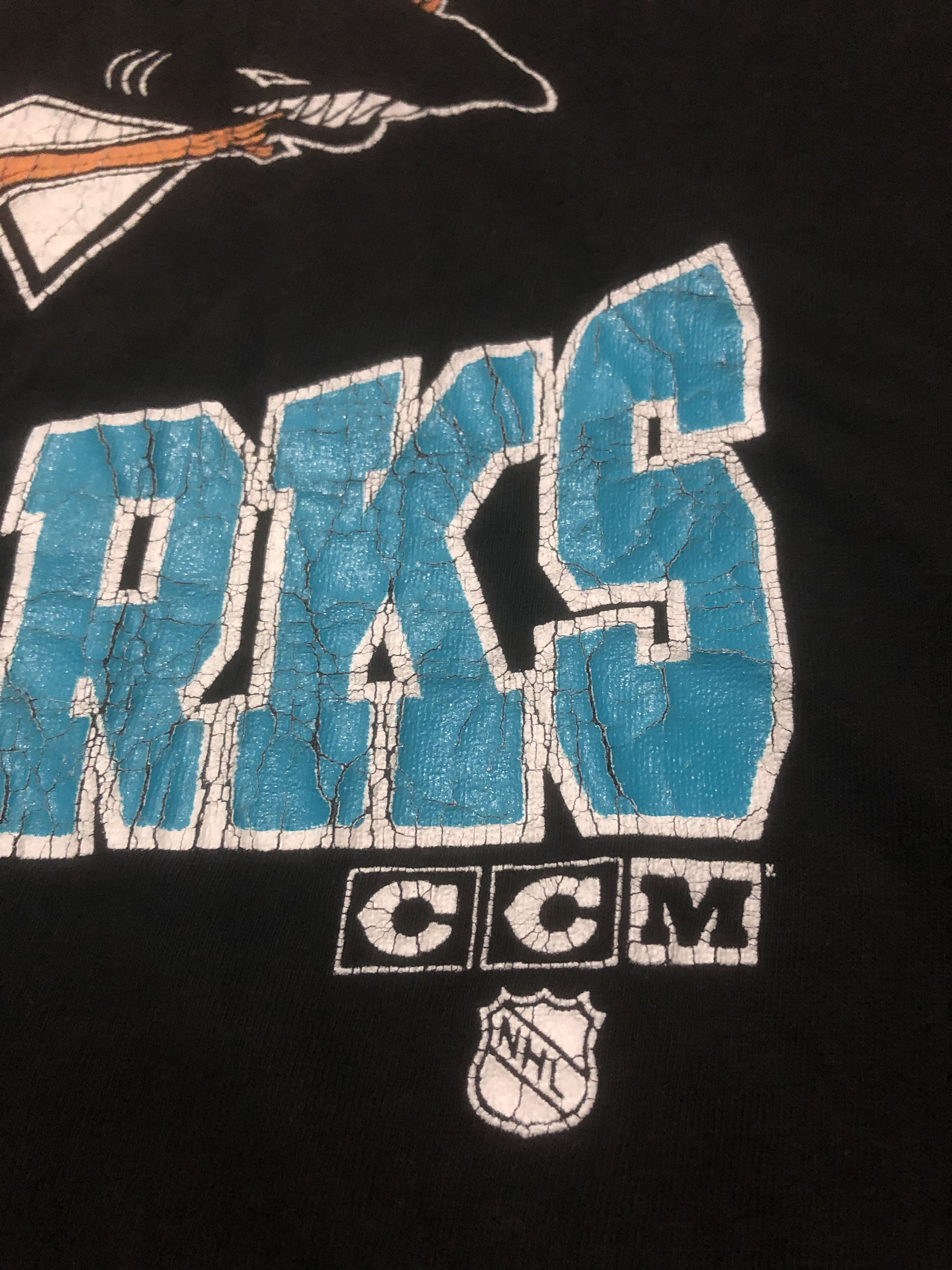 NHL × Vintage Vintage NHL Team San Jose Sharks T-shirts Size US XL / EU 56 / 4 - 3 Thumbnail