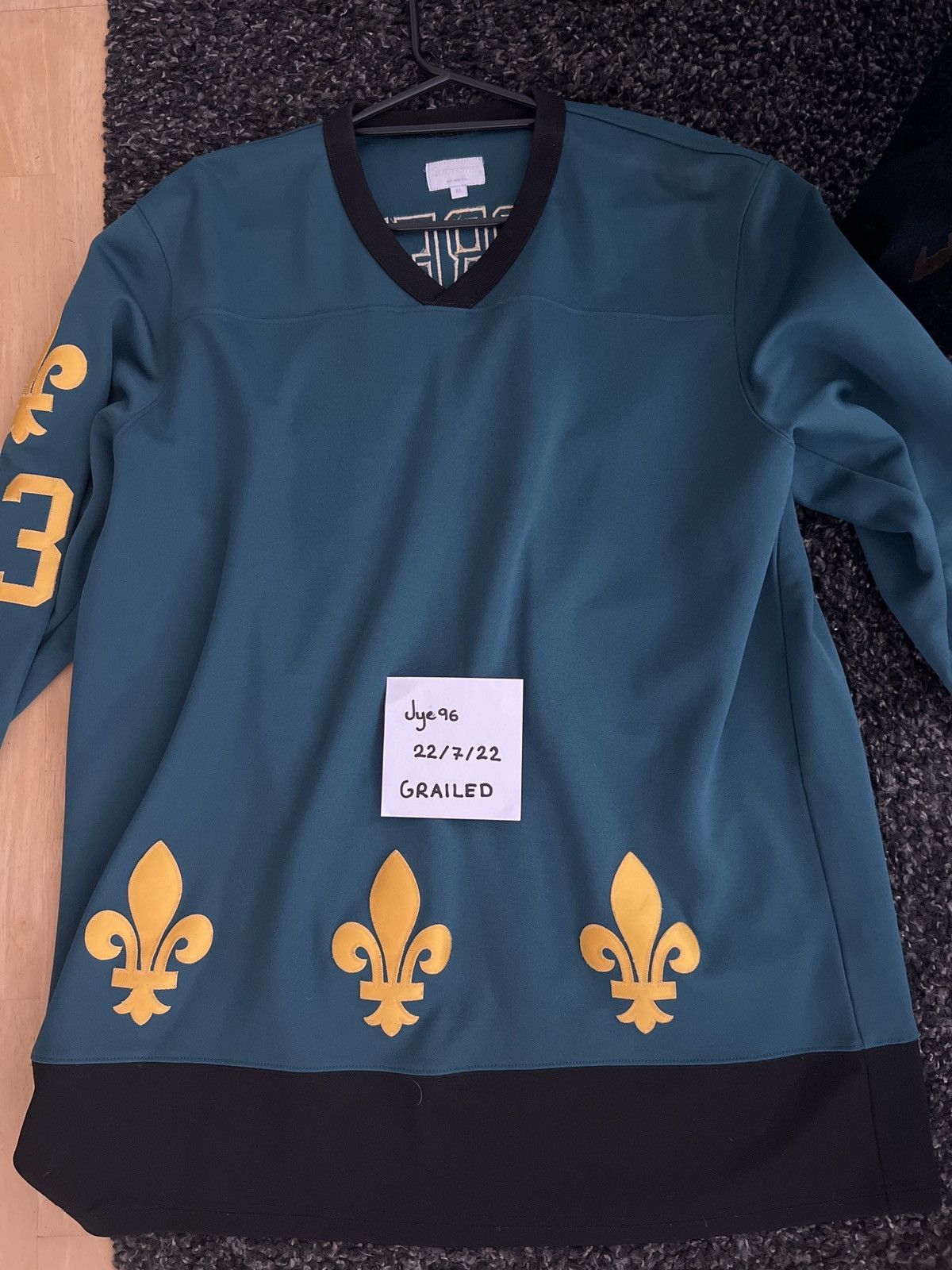 Supreme Supreme Fleur De Lis Hockey Jersey | Grailed