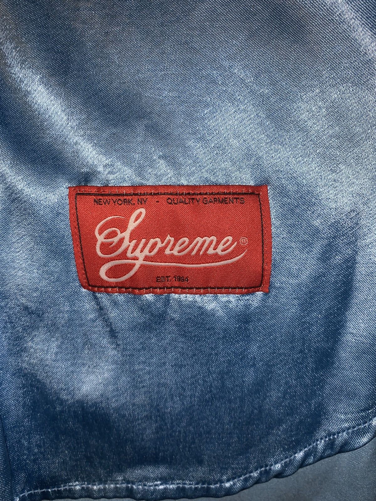 Supreme Satin Baseball Jersey Size US M / EU 48-50 / 2 - 4 Thumbnail