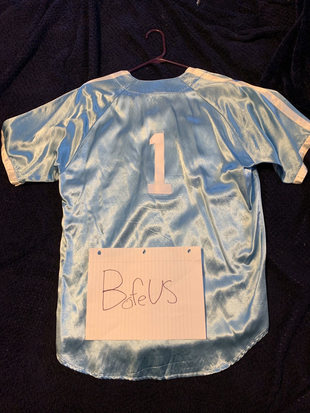 Supreme Satin Baseball Jersey Size US M / EU 48-50 / 2 - 3 Thumbnail