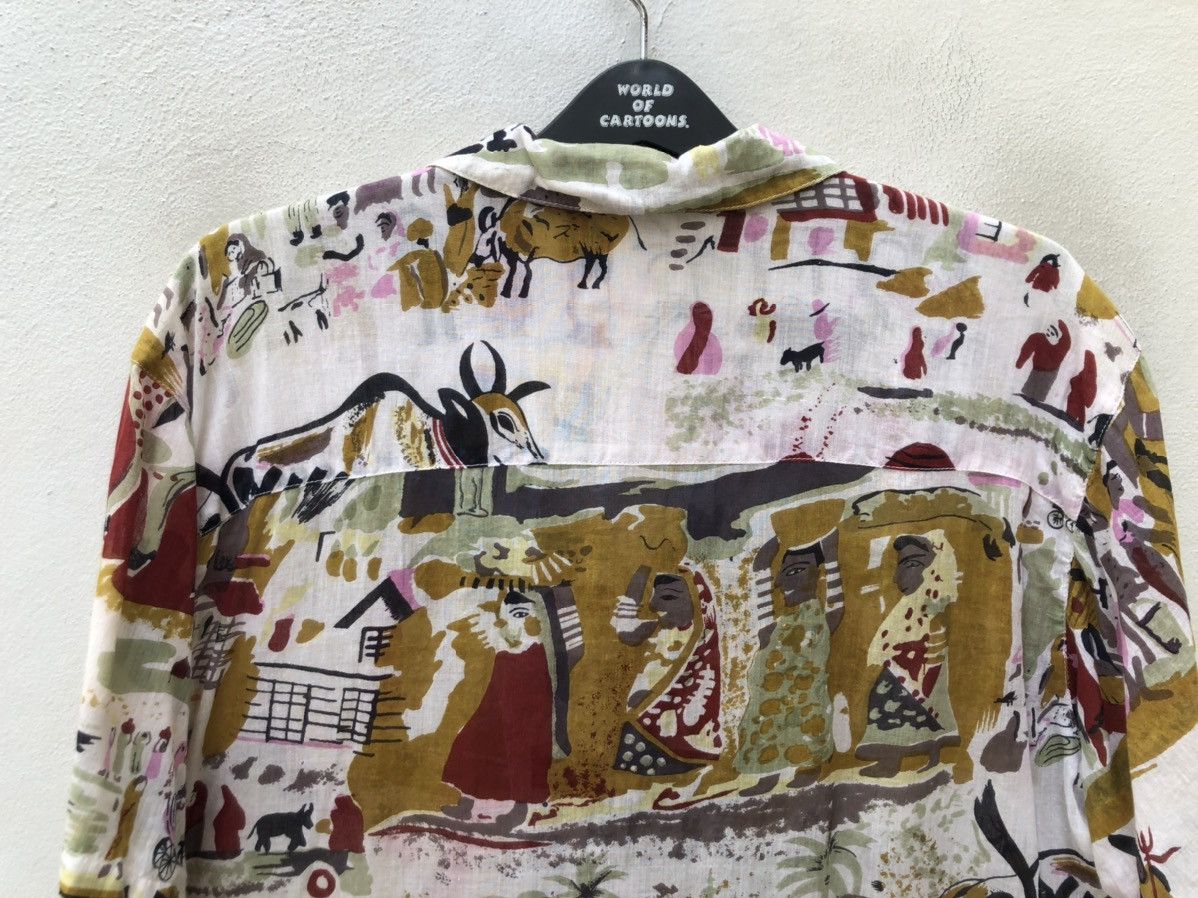 Vintage Vintage Oil Tycoon Japan Ethnic Tribe Art Hawaiian Shirt Size US L / EU 52-54 / 3 - 16 Thumbnail