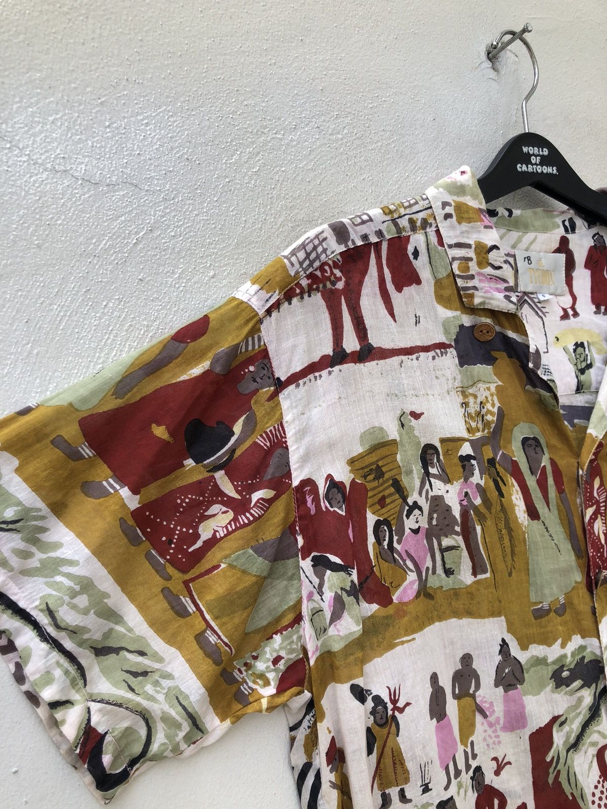 Vintage Vintage Oil Tycoon Japan Ethnic Tribe Art Hawaiian Shirt Size US L / EU 52-54 / 3 - 11 Thumbnail