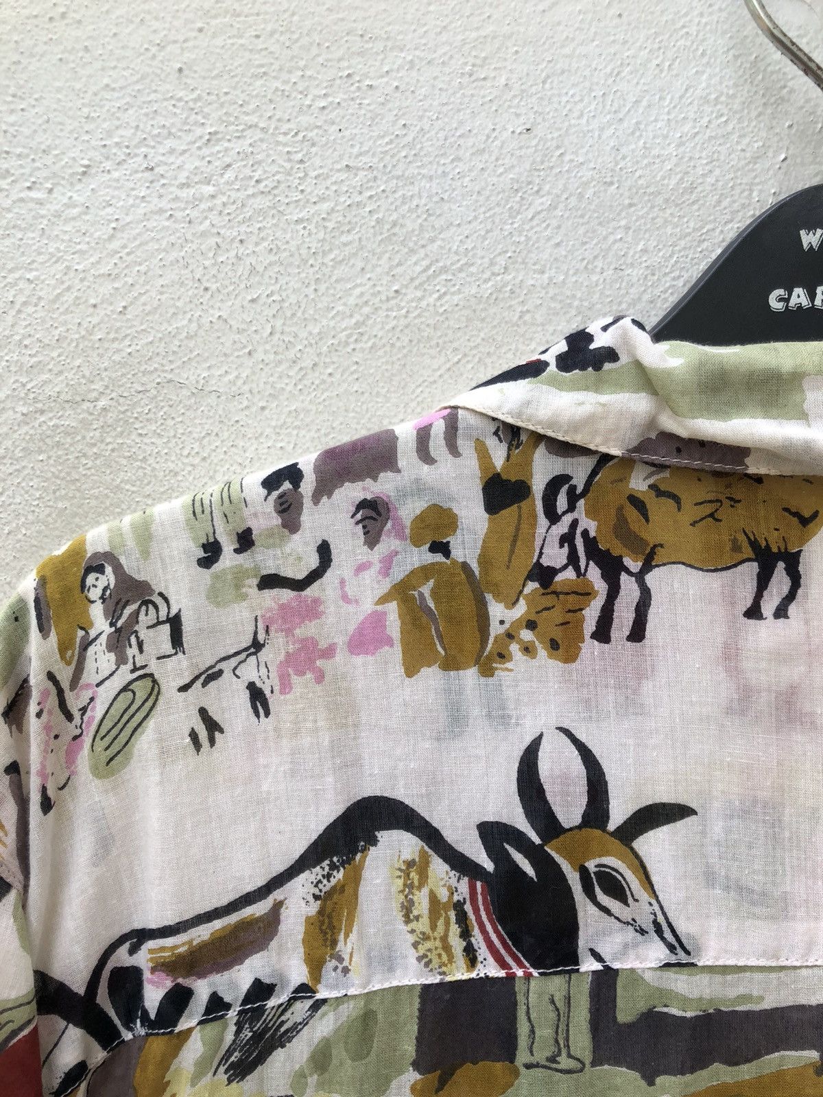 Vintage Vintage Oil Tycoon Japan Ethnic Tribe Art Hawaiian Shirt Size US L / EU 52-54 / 3 - 17 Thumbnail