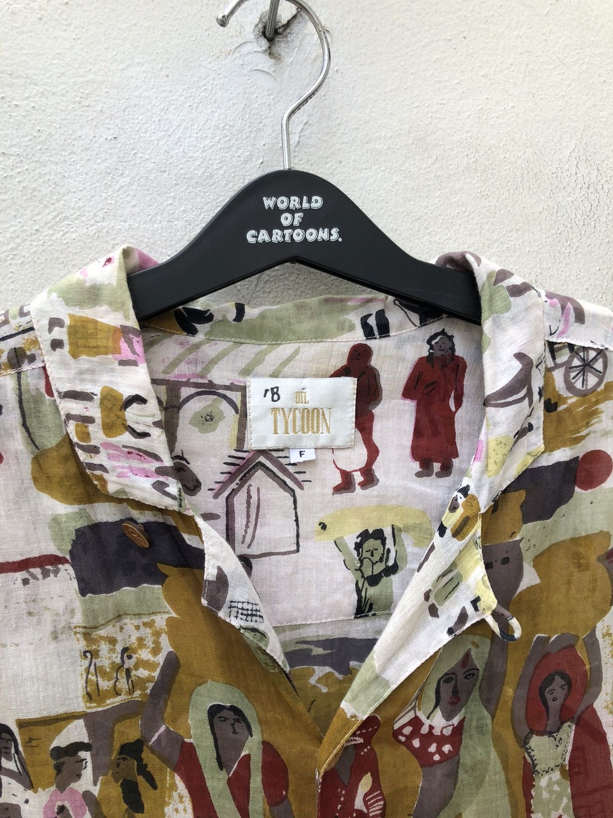 Vintage Vintage Oil Tycoon Japan Ethnic Tribe Art Hawaiian Shirt Size US L / EU 52-54 / 3 - 6 Thumbnail