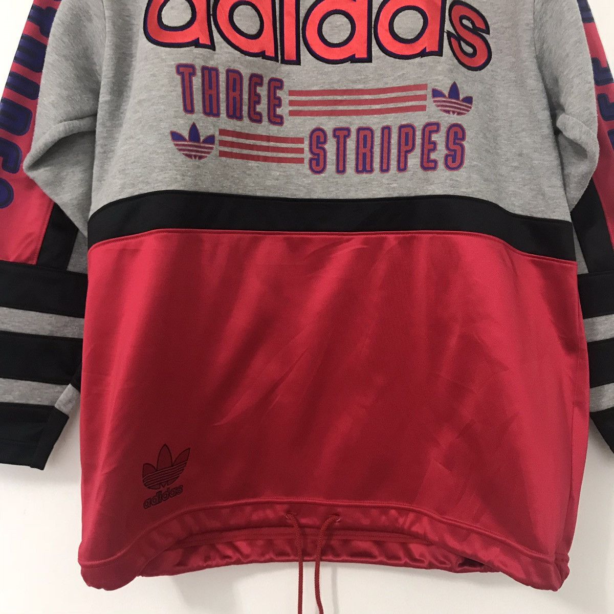 Adidas × Vintage Vintage Adidas Big Logo Trefoil Turtleneck Sweater Size US M / EU 48-50 / 2 - 5 Thumbnail