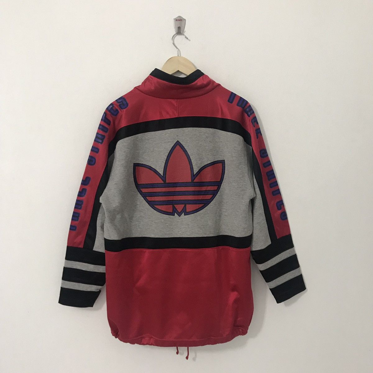 Adidas × Vintage Vintage Adidas Big Logo Trefoil Turtleneck Sweater Size US M / EU 48-50 / 2 - 3 Thumbnail