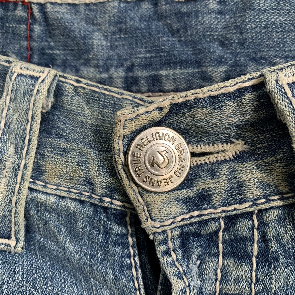True Religion × Vintage True Religion Distressed Denim Size US 32 / EU 48 - 6 Thumbnail