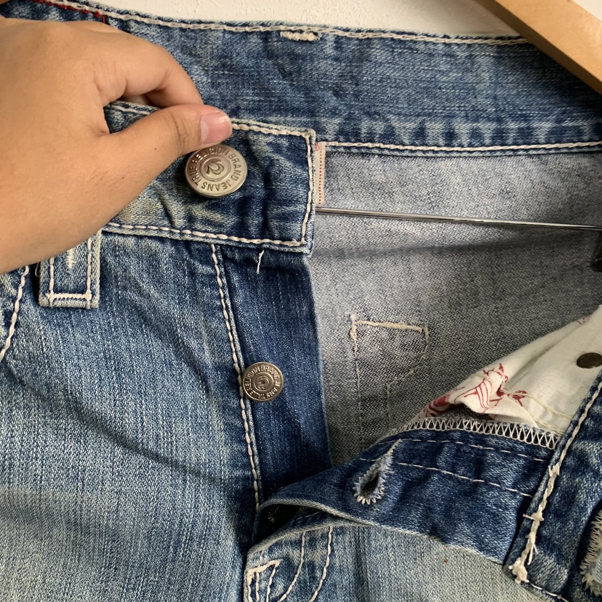 True Religion × Vintage True Religion Distressed Denim Size US 32 / EU 48 - 7 Thumbnail