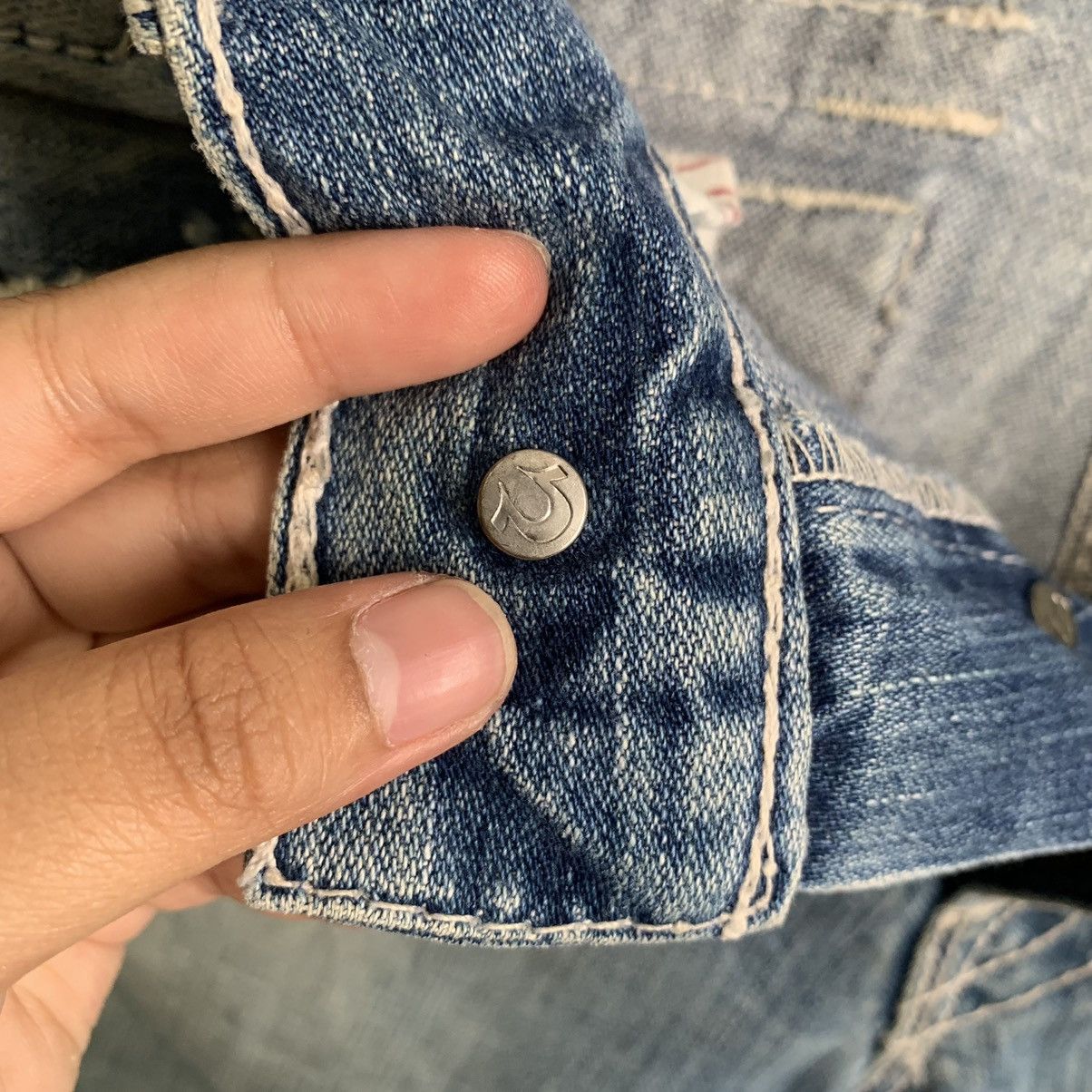 True Religion × Vintage True Religion Distressed Denim Size US 32 / EU 48 - 8 Thumbnail
