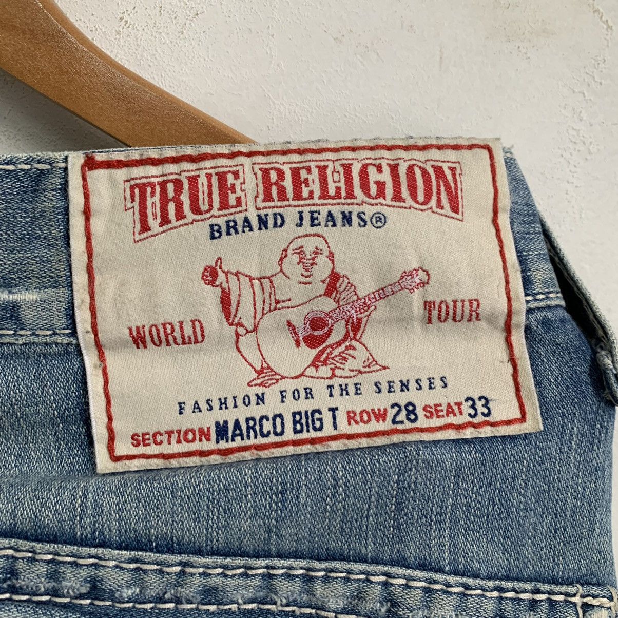 True Religion × Vintage True Religion Distressed Denim Size US 32 / EU 48 - 13 Thumbnail