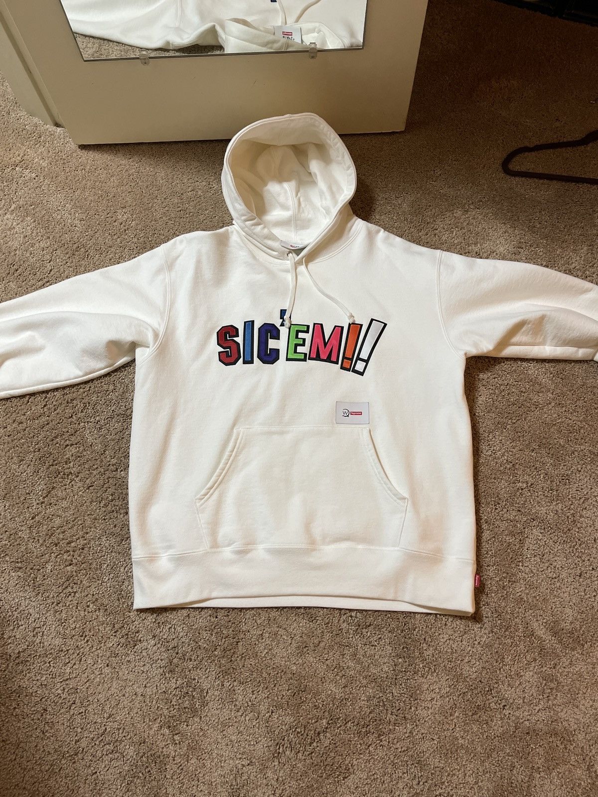 Supreme × Wtaps Supreme WTAPS sic Em hoodie | Grailed