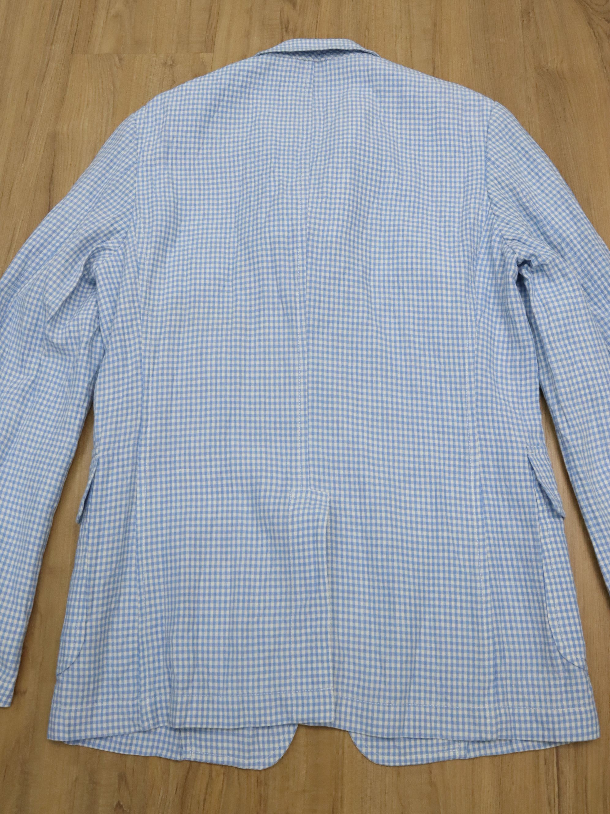 Comme des Garcons CDGH AD2007 Linen/Polyester Grid Jacket Size US M / EU 48-50 / 2 - 5 Thumbnail