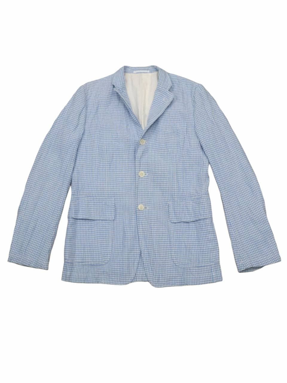 Comme des Garcons CDGH AD2007 Linen/Polyester Grid Jacket Size US M / EU 48-50 / 2 - 1 Thumbnail