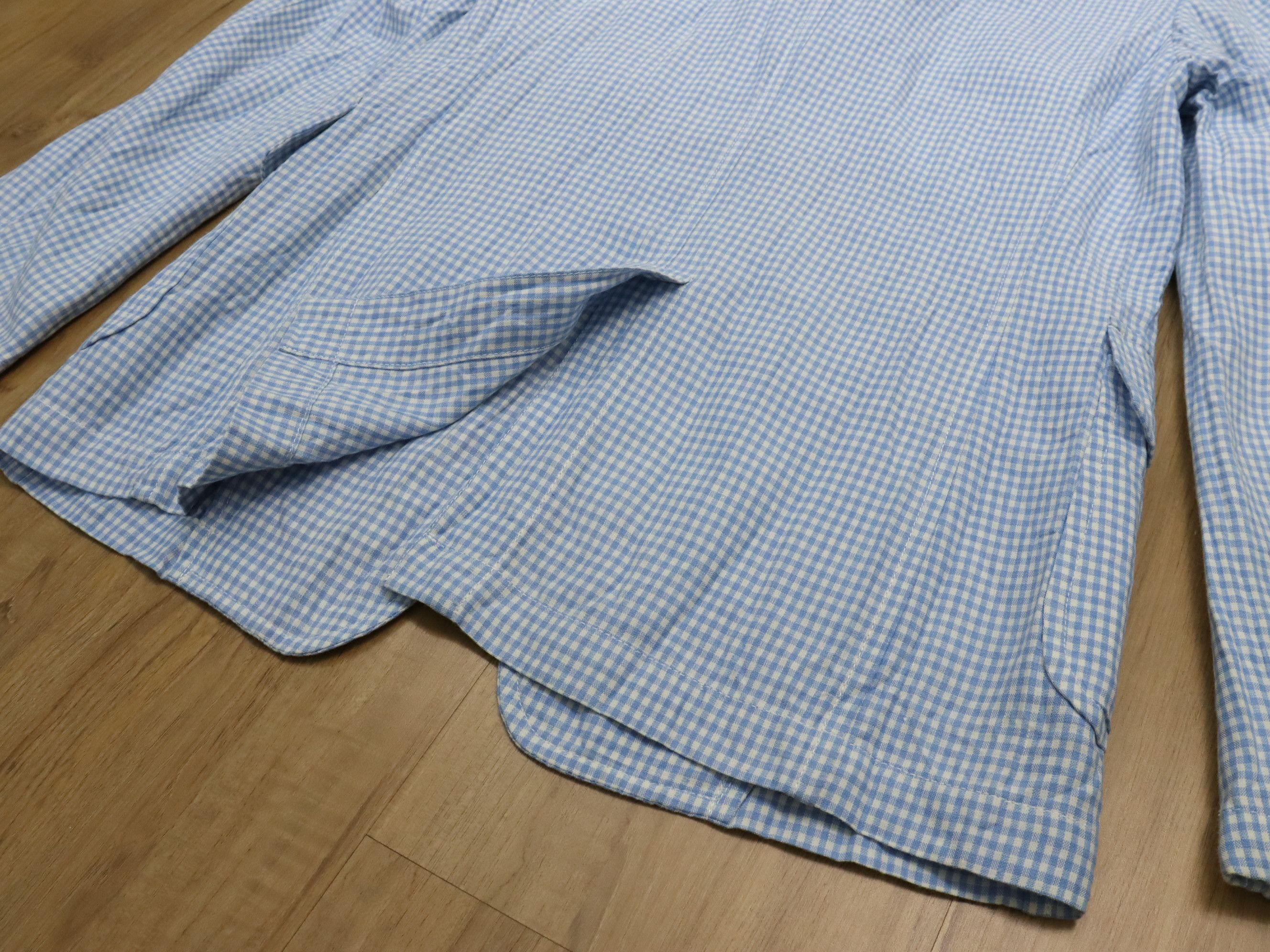 Comme des Garcons CDGH AD2007 Linen/Polyester Grid Jacket Size US M / EU 48-50 / 2 - 16 Thumbnail