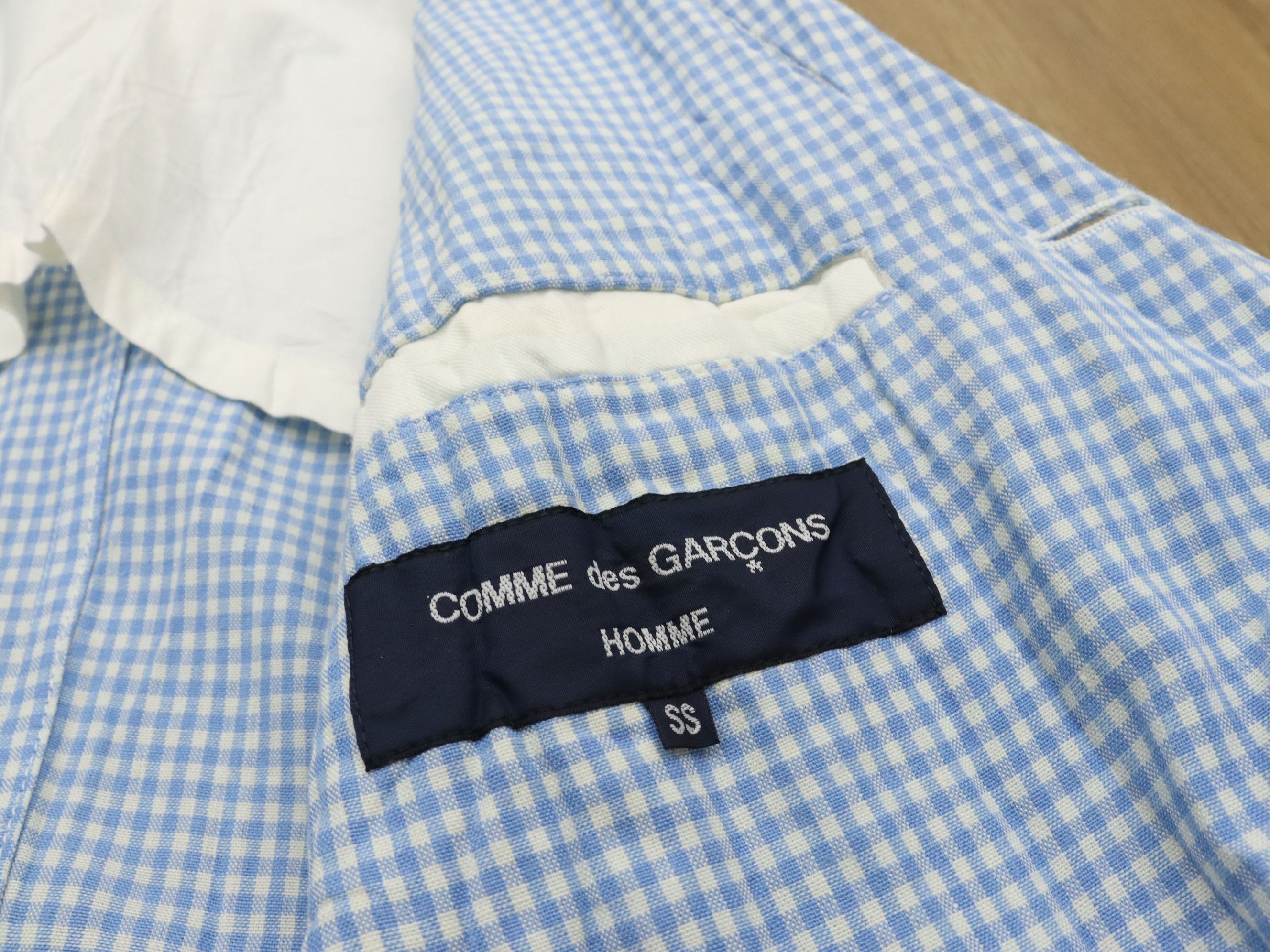 Comme des Garcons CDGH AD2007 Linen/Polyester Grid Jacket Size US M / EU 48-50 / 2 - 17 Thumbnail
