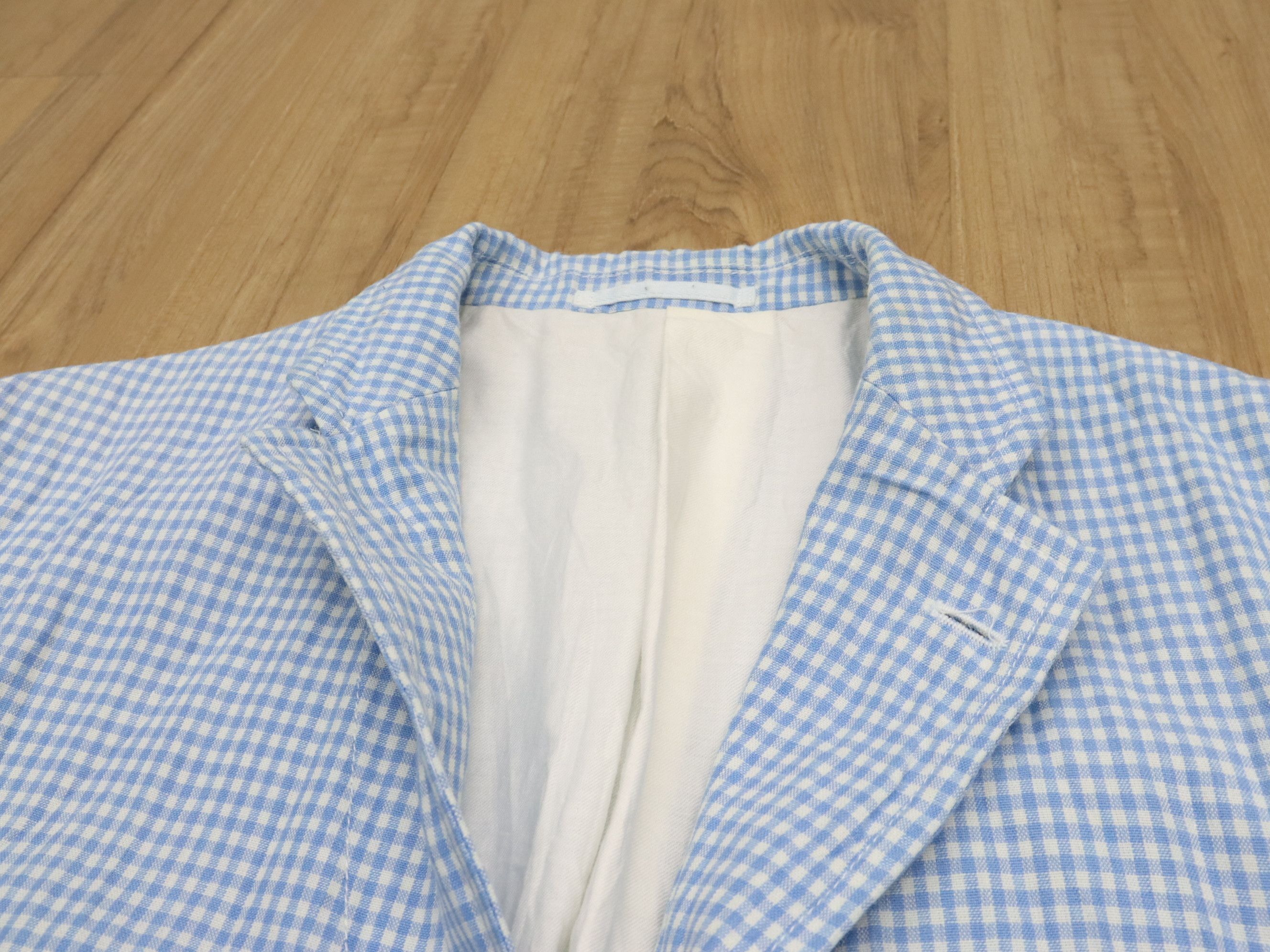 Comme des Garcons CDGH AD2007 Linen/Polyester Grid Jacket Size US M / EU 48-50 / 2 - 8 Thumbnail