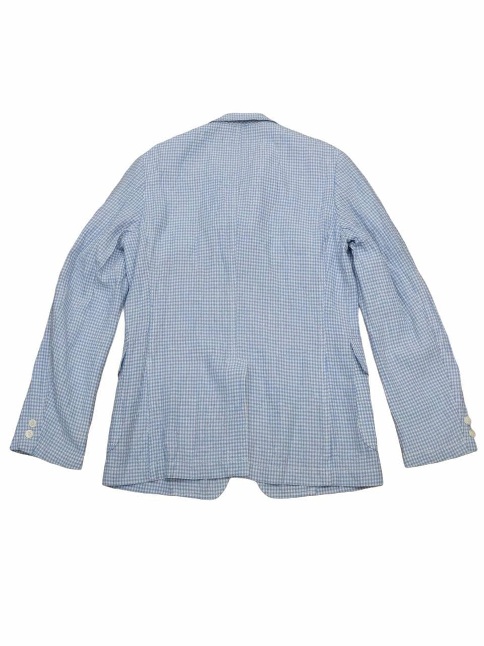 Comme des Garcons CDGH AD2007 Linen/Polyester Grid Jacket Size US M / EU 48-50 / 2 - 2 Thumbnail