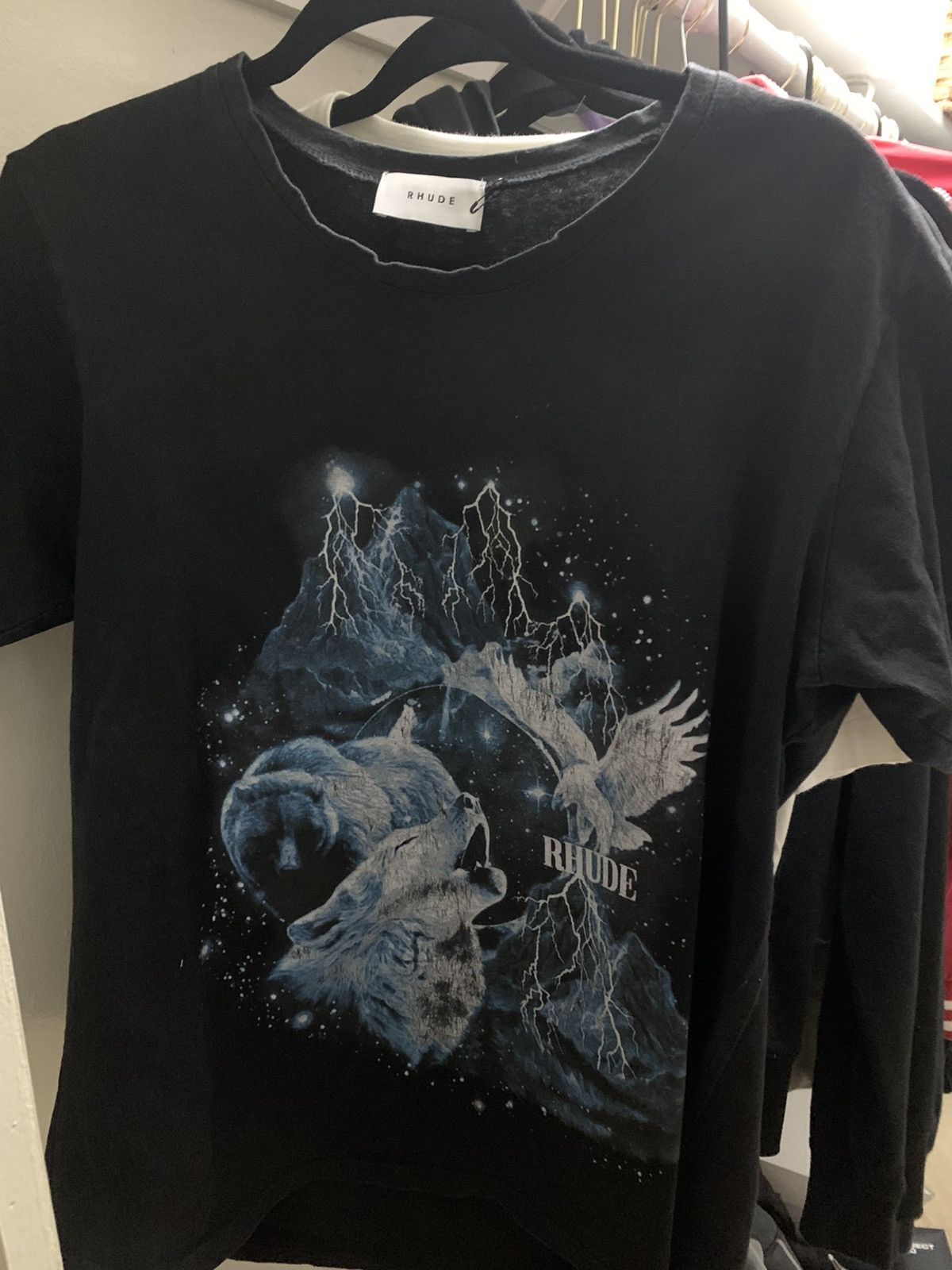 Rhude Rhude lone wolf tee | Grailed