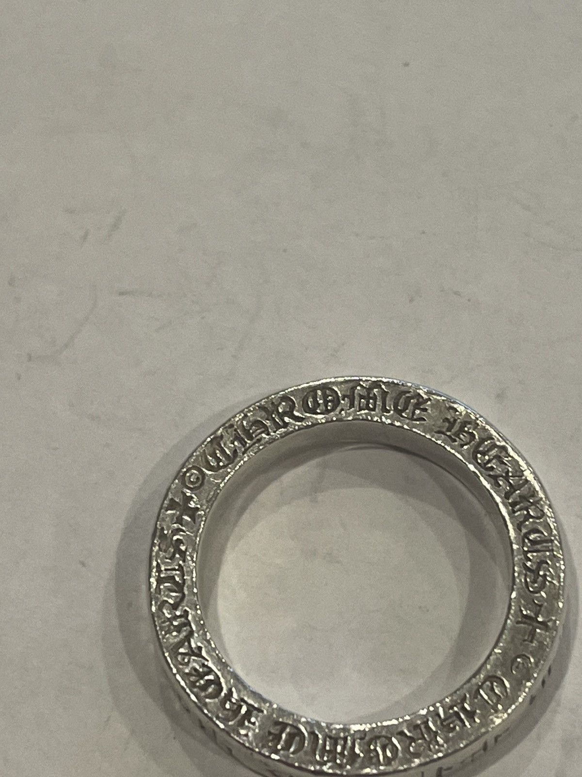 Chrome Hearts RARE Chrome Hearts FUCK YOU Spacer Ring 3mm Size 5 Silver Size ONE SIZE - 7 Thumbnail