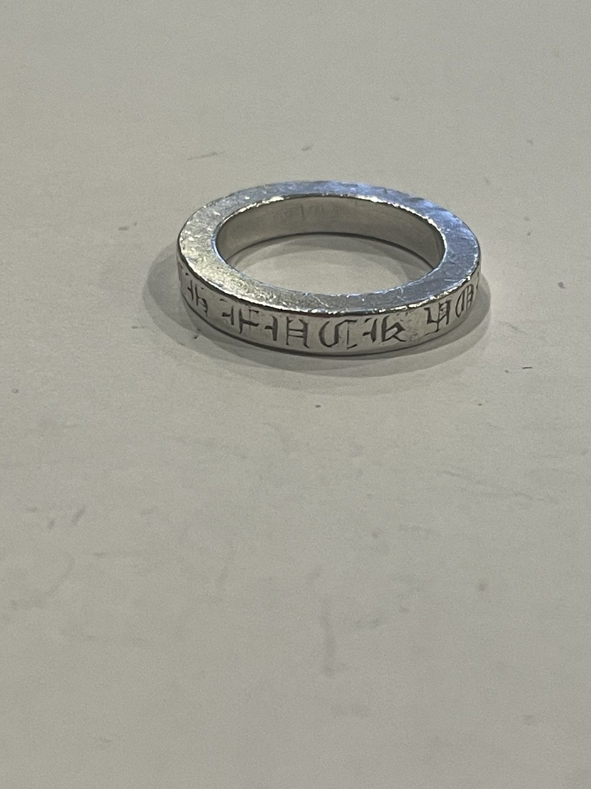 Chrome Hearts RARE Chrome Hearts FUCK YOU Spacer Ring 3mm Size 5 Silver Size ONE SIZE - 1 Thumbnail
