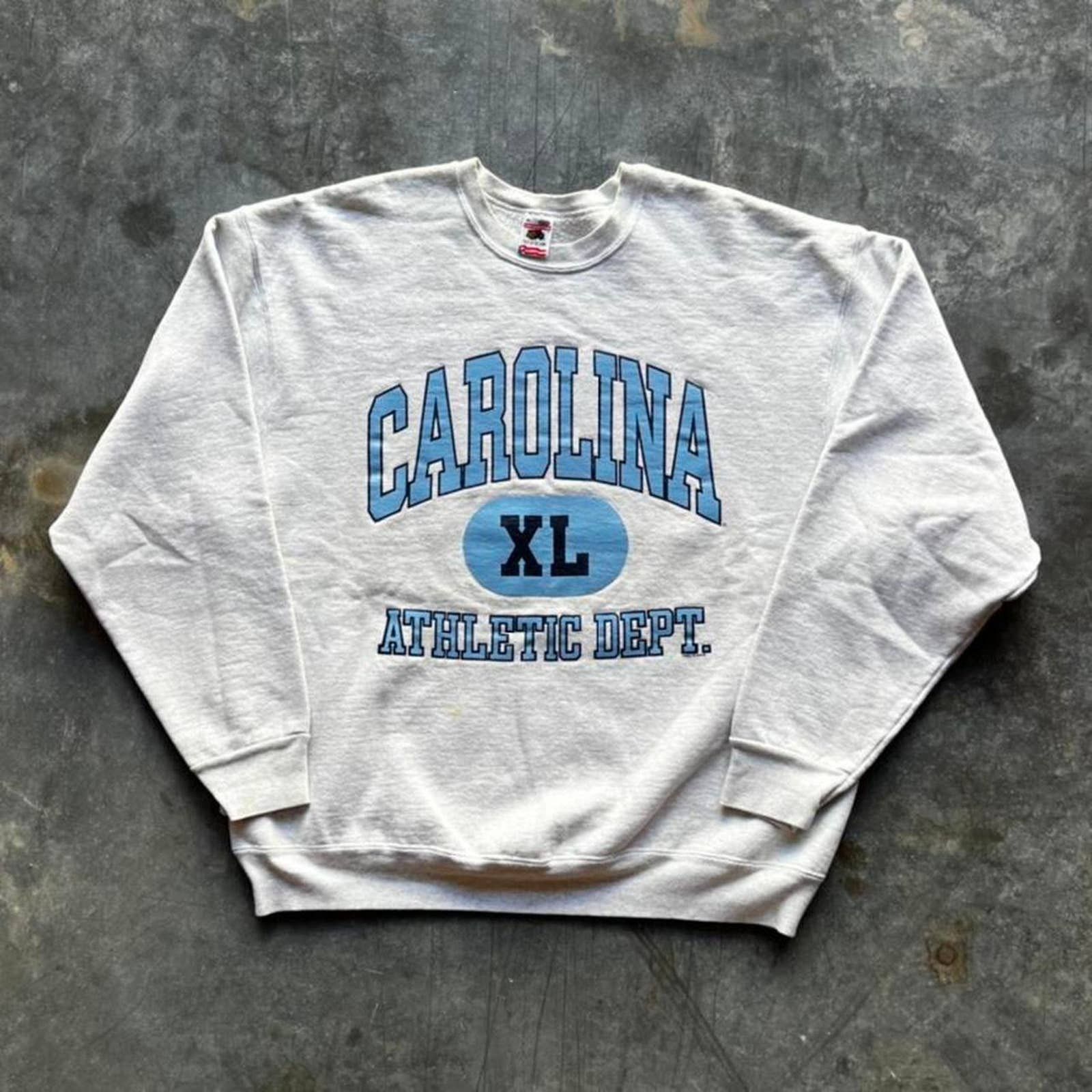 Vintage Vintage Unc Carolina Athletic Dept Sweatshirt Grailed