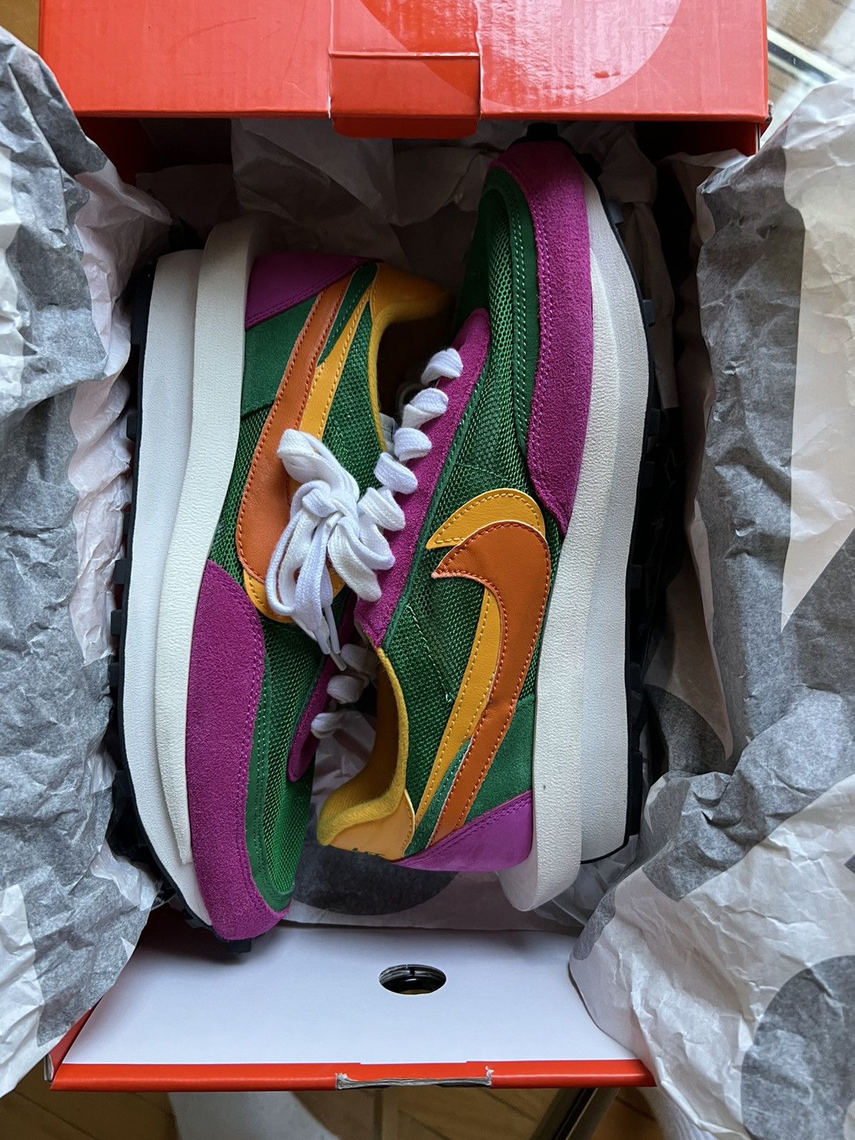 Nike × Sacai Sacai x LDV Waffle Pine Green 2019 Size US 10 / EU 43 - 11 Thumbnail
