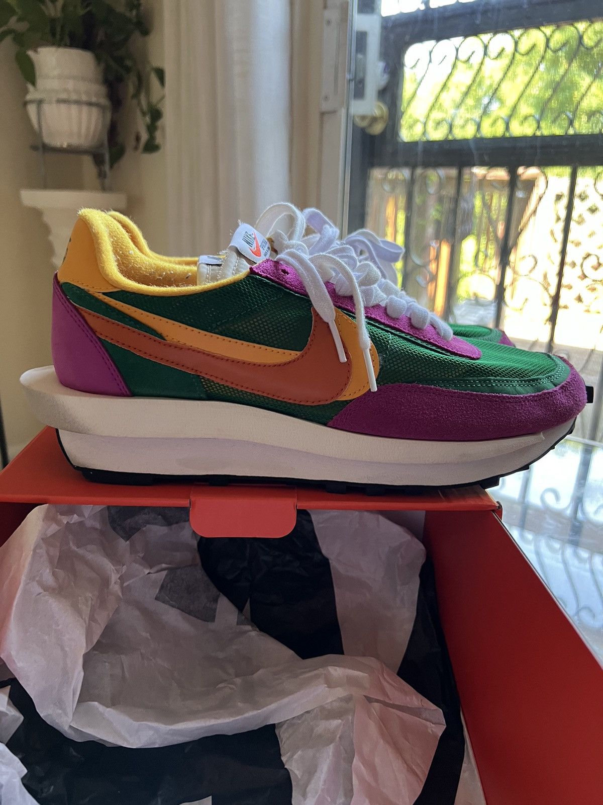 Nike × Sacai Sacai x LDV Waffle Pine Green 2019 Size US 10 / EU 43 - 10 Thumbnail