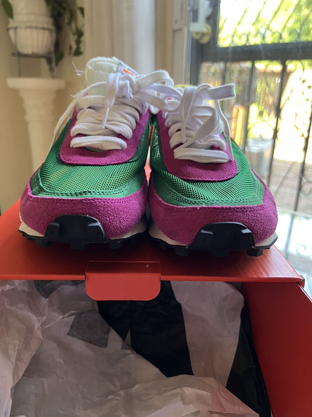 Nike × Sacai Sacai x LDV Waffle Pine Green 2019 Size US 10 / EU 43 - 6 Thumbnail