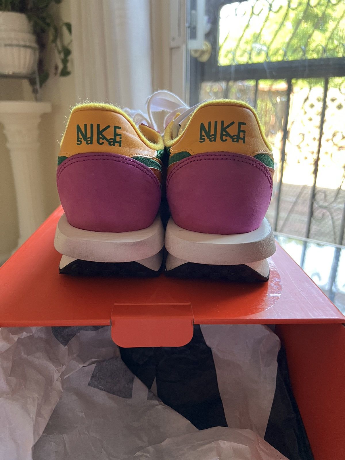 Nike × Sacai Sacai x LDV Waffle Pine Green 2019 Size US 10 / EU 43 - 9 Thumbnail
