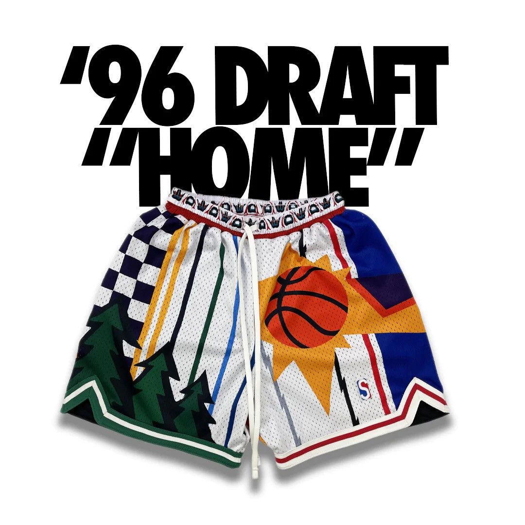 NEW RARE 96 NBA Draft Mesh Jersey Shorts 2024 size Large