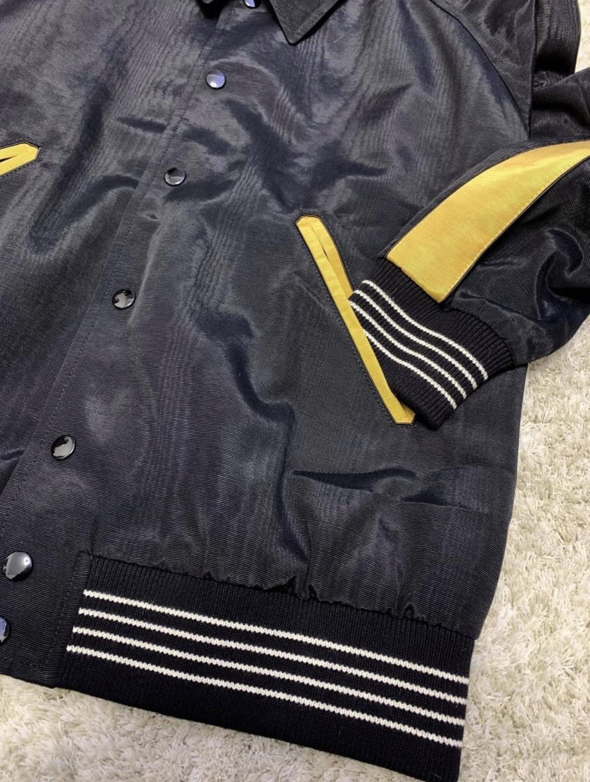 Celine × Hedi Slimane 19SS Christian Marclay Bi-Color Teddy Jacket sz46 Size US S / EU 44-46 / 1 - 6 Thumbnail