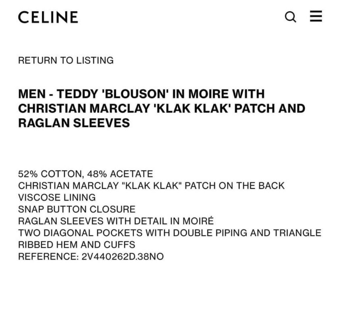Celine × Hedi Slimane 19SS Christian Marclay Bi-Color Teddy Jacket sz46 Size US S / EU 44-46 / 1 - 11 Thumbnail