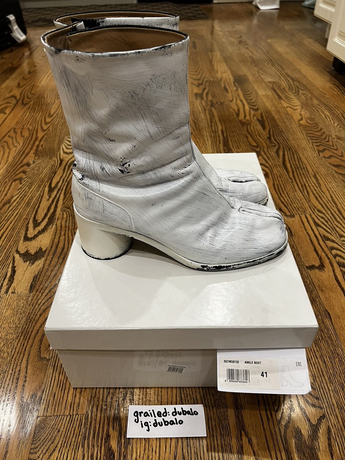 Maison Margiela Maison Margiela Painted Tabi Boots | Grailed