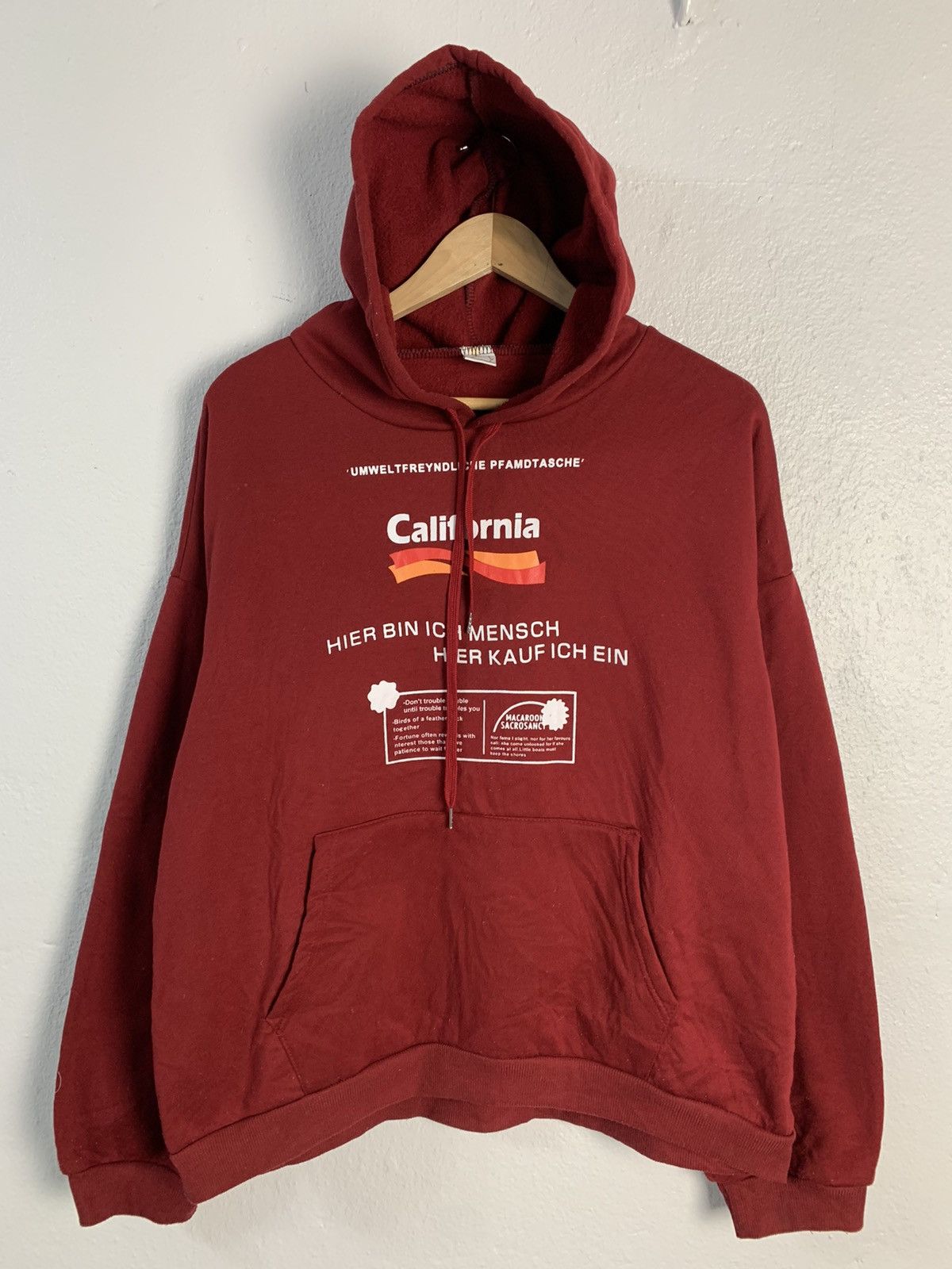 Japanese Brand California Hoodie Size US M / EU 48-50 / 2 - 1 Thumbnail