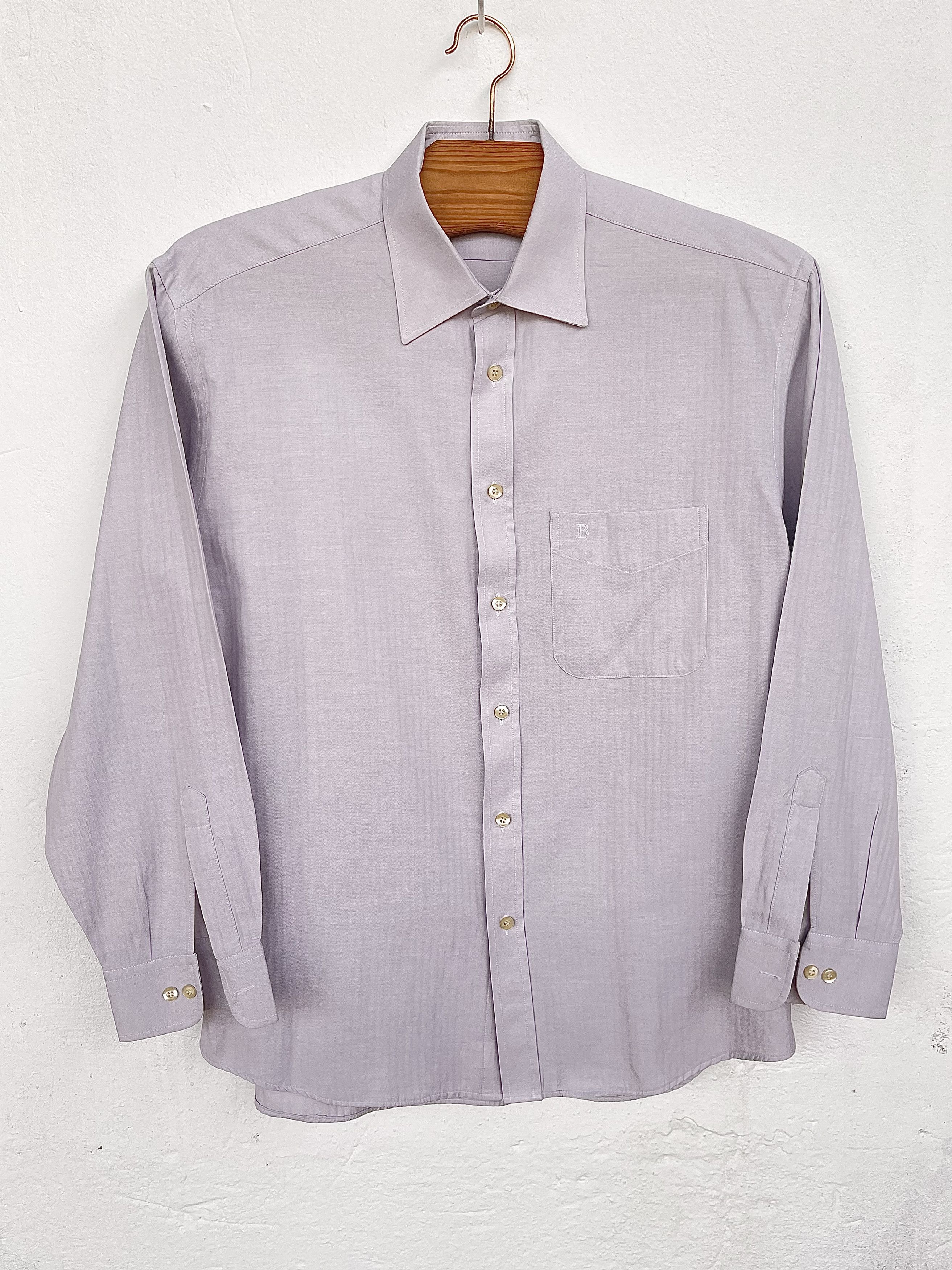 Balmain 🔥beige Grey Balmain classic shirt size L luxury Size US L / EU 52-54 / 3 - 1 Thumbnail