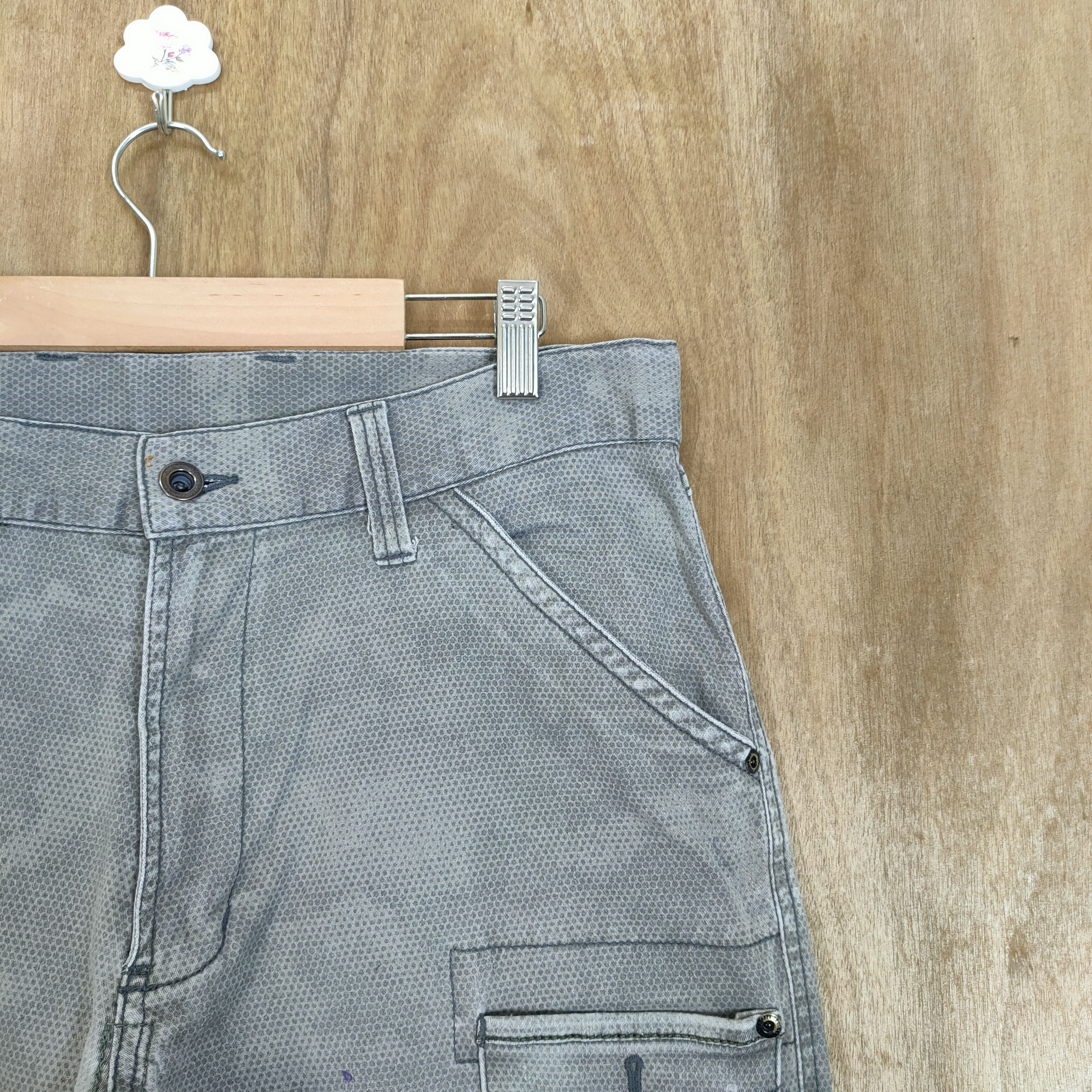 Japanese Brand × Vintage VINTAGE IZ FRONTIER FADED CARGO PANTS Size US 32 / EU 48 - 5 Thumbnail