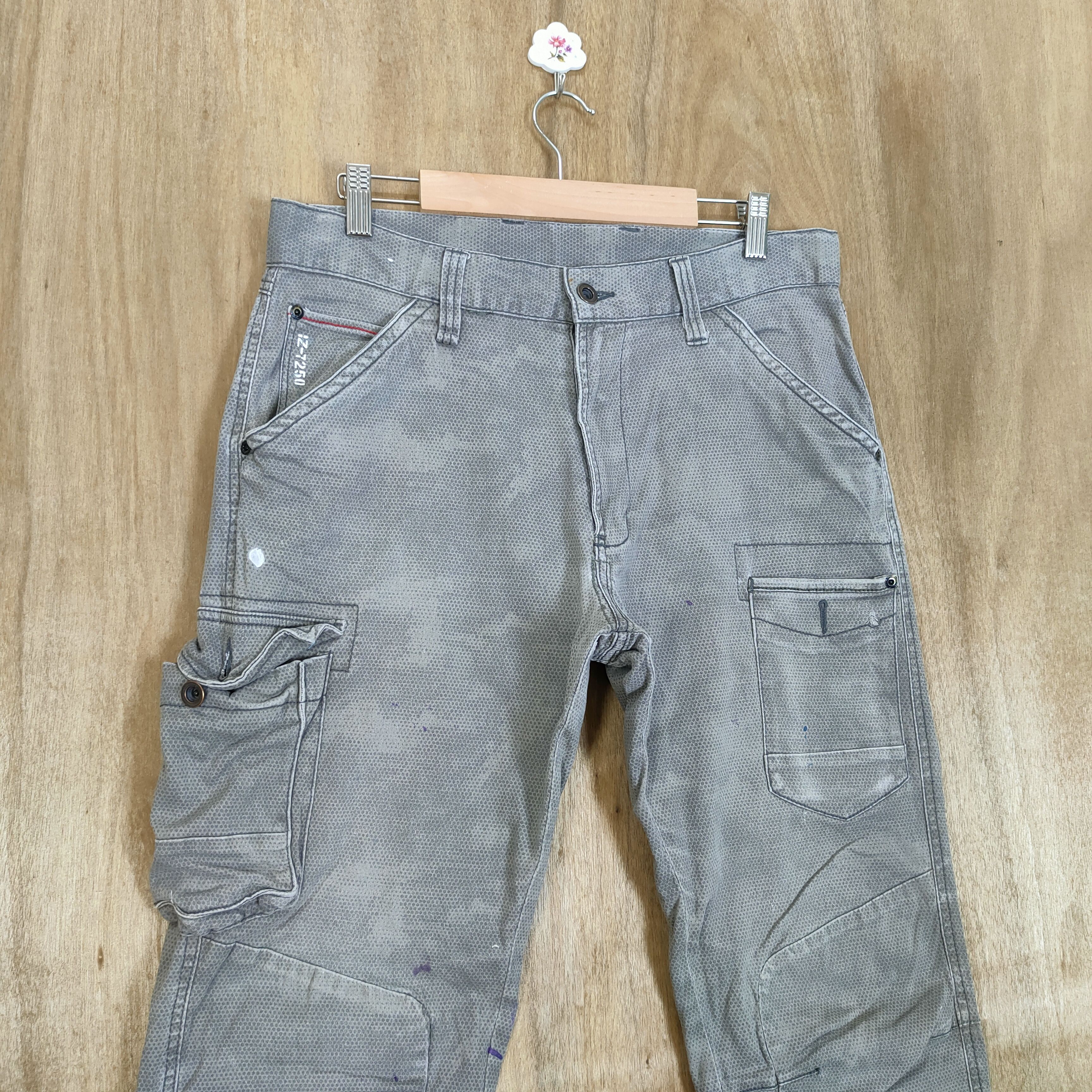 Japanese Brand × Vintage VINTAGE IZ FRONTIER FADED CARGO PANTS Size US 32 / EU 48 - 2 Thumbnail