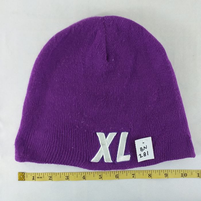 New Era XL Embroidery Snow Cap Hat Beanie Grailed