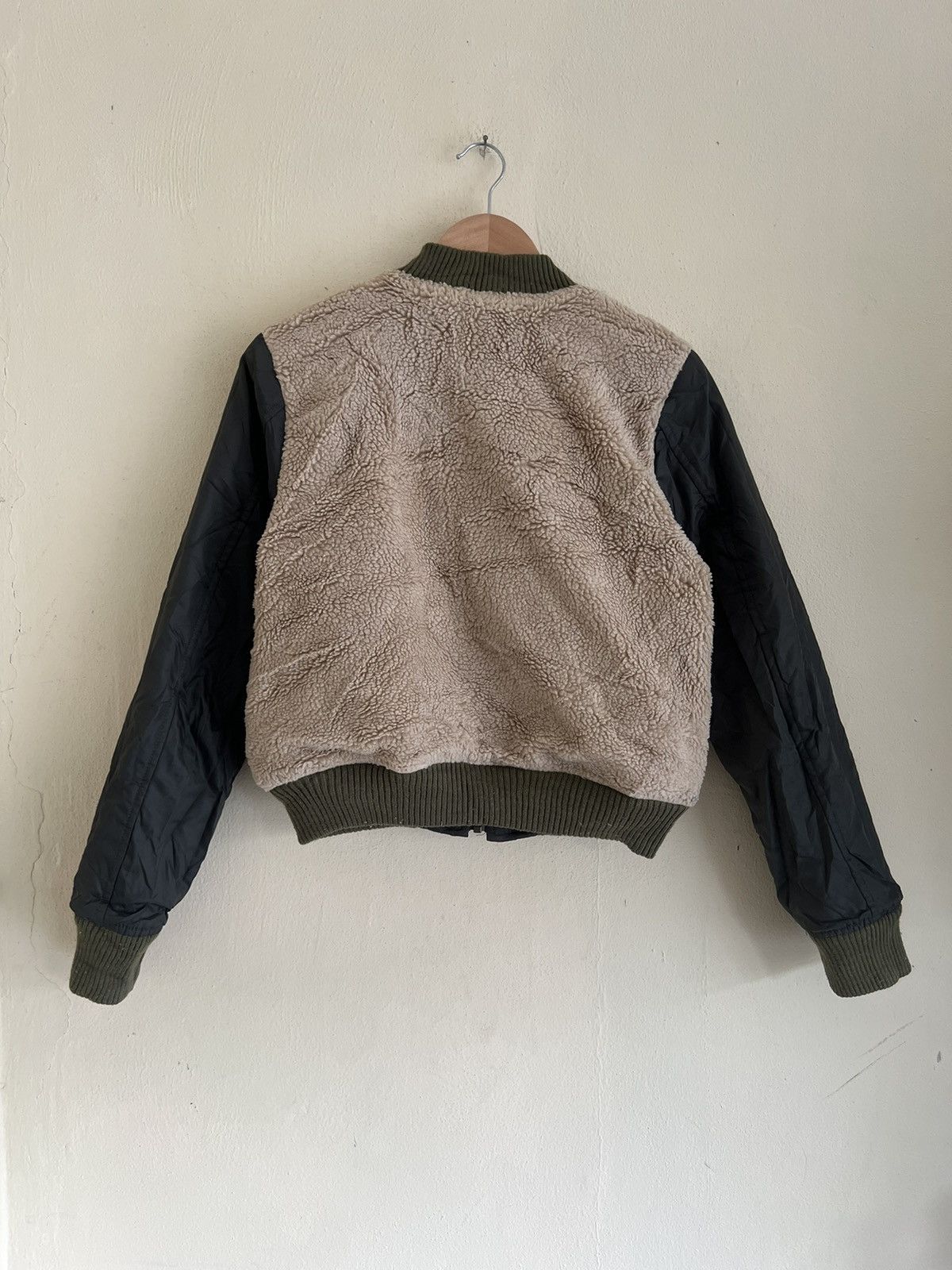 Vintage Sly Military Fleece Rivisible Jacket Outerwear