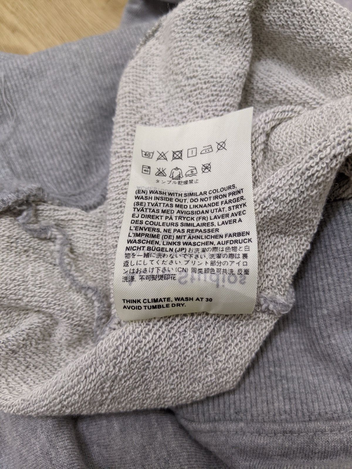Acne Studios Acne Studios College Slogan Paw14 Sweatshirt