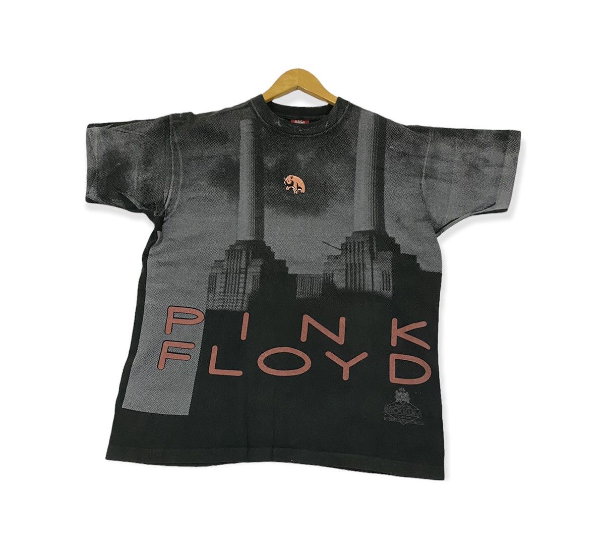 vintage 1992 PINK FLOYD animal full print album t-shirts