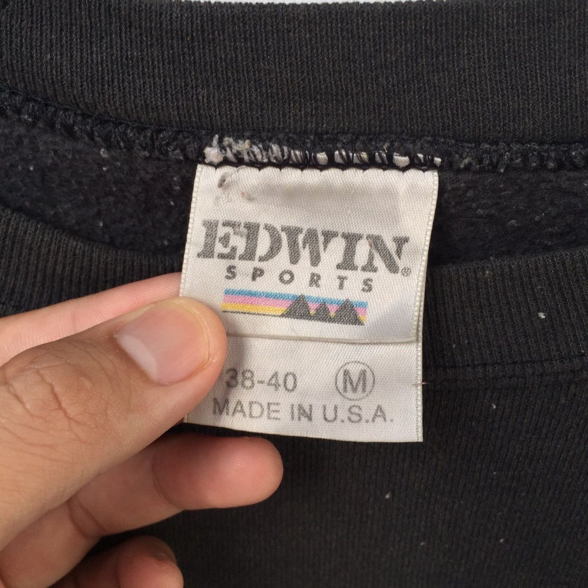 Edwin Vintage 90s Edwin U.S.A. Small Logo Sweatshirt | Hype Dope Size US M / EU 48-50 / 2 - 3 Thumbnail