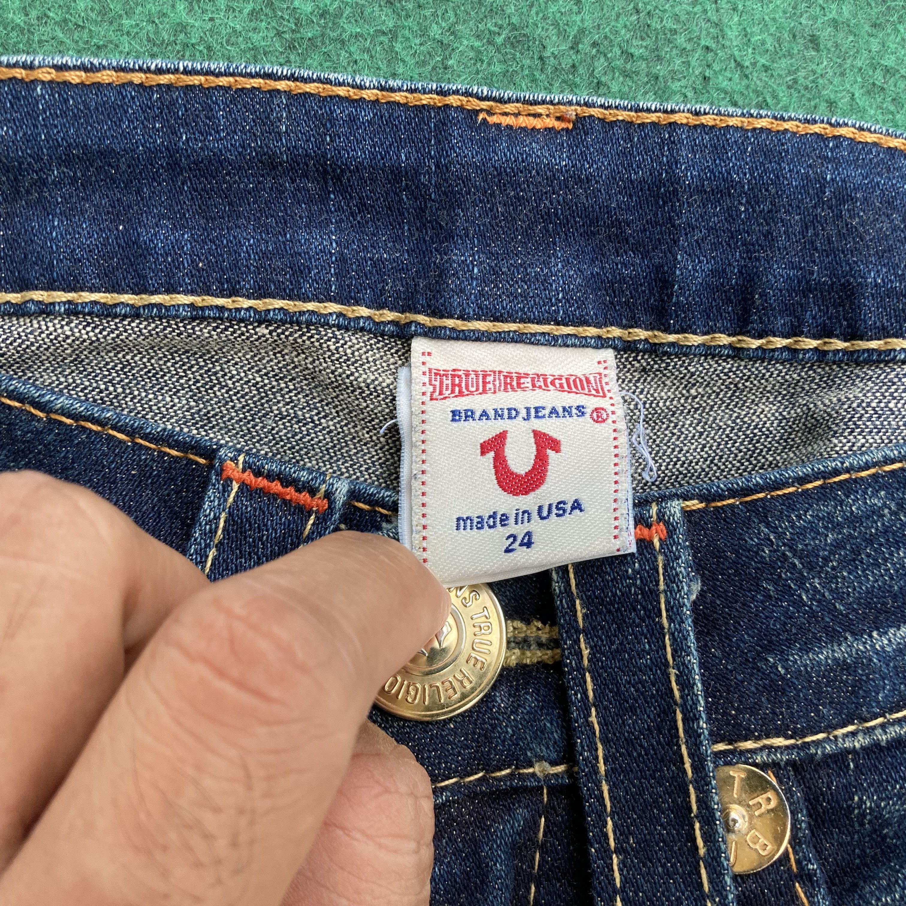 True Religion × Vintage Vtg True Religion Billy Denim Jeans Women Pant Size 27" / US 4 / IT 40 - 4 Thumbnail