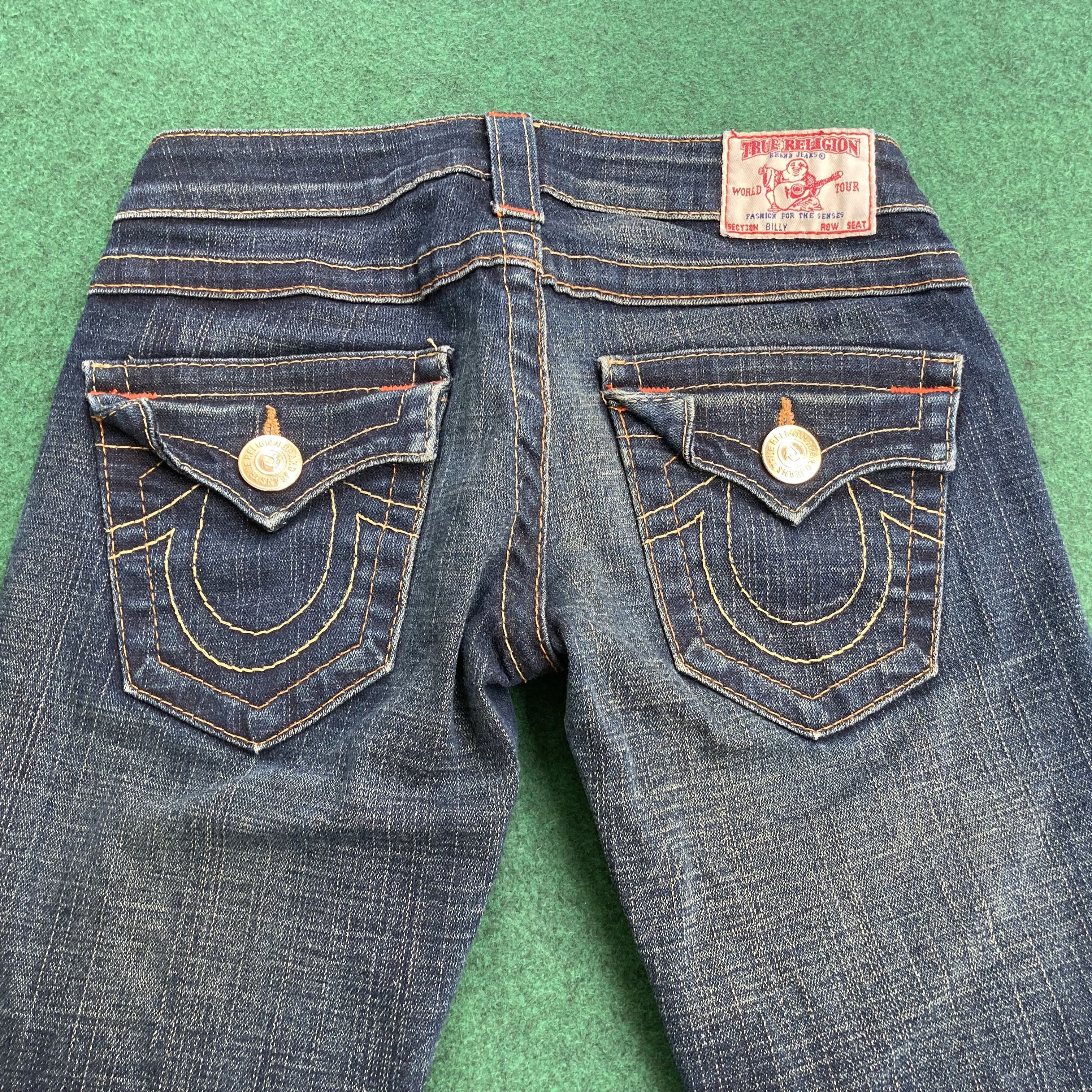True Religion × Vintage Vtg True Religion Billy Denim Jeans Women Pant Size 27" / US 4 / IT 40 - 8 Thumbnail