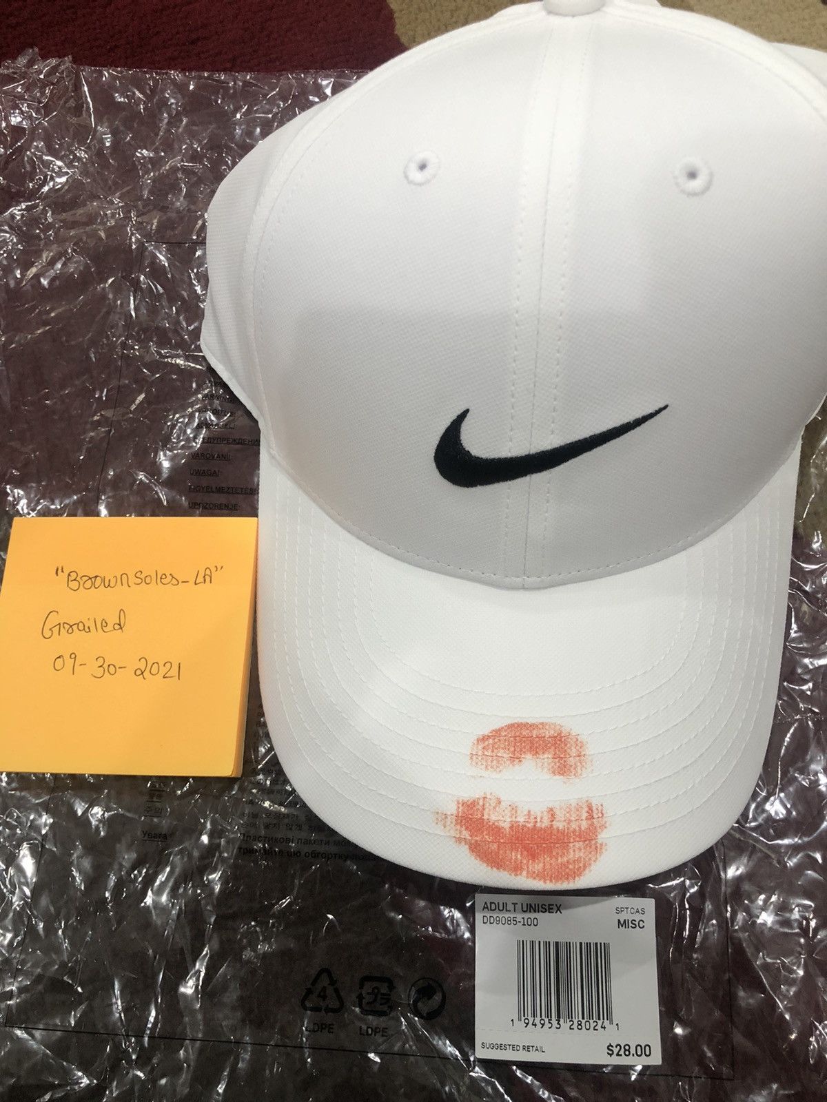 Nike x Drake Certified sale Lover Boy Hat White