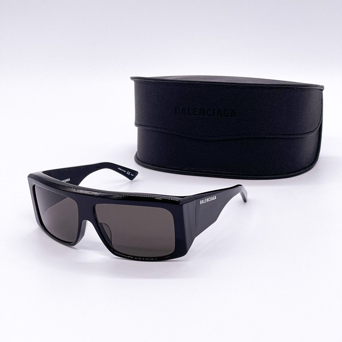 Balenciaga NEW BALENCIAGA BB0002S 001 SHIELD SUNGLASSES  display picture 1